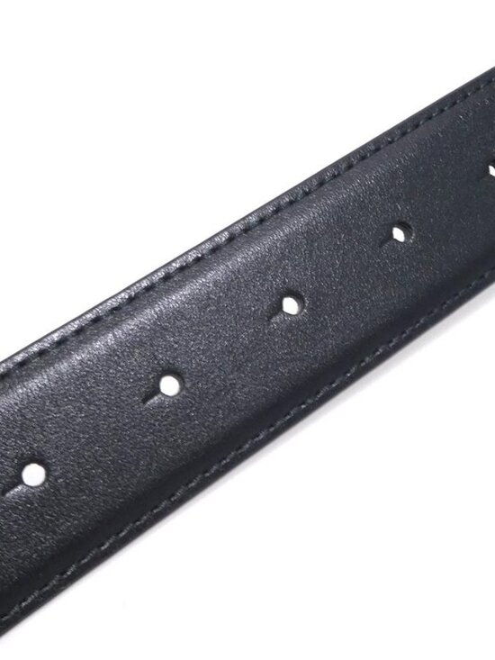 BALENCIAGA Belt Black/Neon Green Leather/Metal main image 5